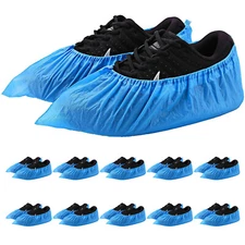 10x Anti-Skid Non Slip Waterproof Disposable Boot Shoe Covers Overshoe Protector