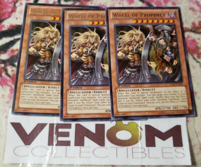 3x (M/NM) - Wheel of Prophecy - LTGY-EN031 - Rare - 1st Edition YuGiOh