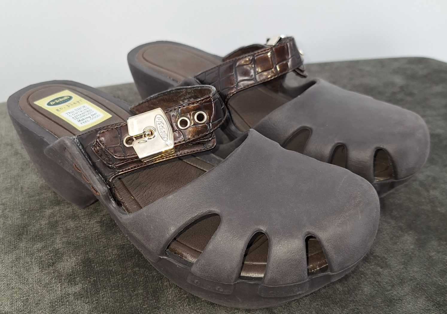 Dr. Scholl's Shoes Women's Dance On Brown Clogs Shoes 9 Medium