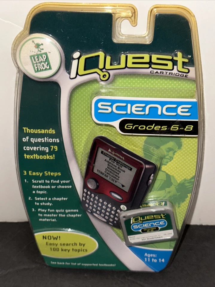QUANTUM LEAP iQuest Cartridges Grades 6-8 Science (NEW SEALED) A50 - Image 3 of 4