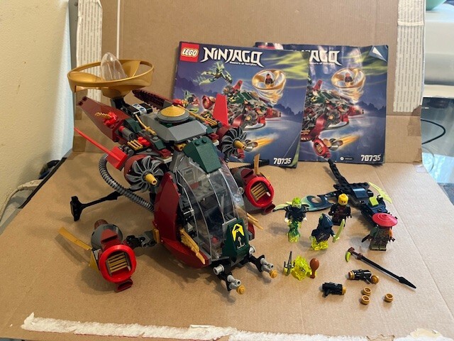 レゴ ニンジャゴー 70735 ローニンフライヤー R.E.X Amazon.com: LEGO Ninjago 70735 Ronin R.E.X. Ninja Building