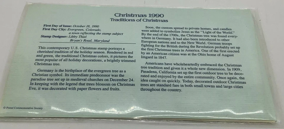 Christmas 1998/92 First Day Issue 22 kt Gold Foil Replica Stamp Santa Lot Of 6 - Image 4 of 4