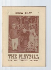 Original Playbill 1946 Show Boat at The Ziegfeld Theatre