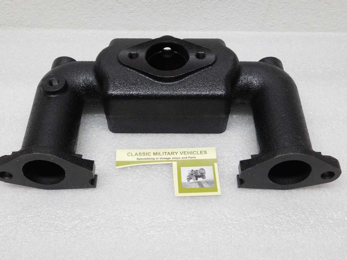 ヤッコウカウル汎用used Willys L134 Intake Manifold. New. Jeep MB M38 CJ2A CJ3A Ford GPW