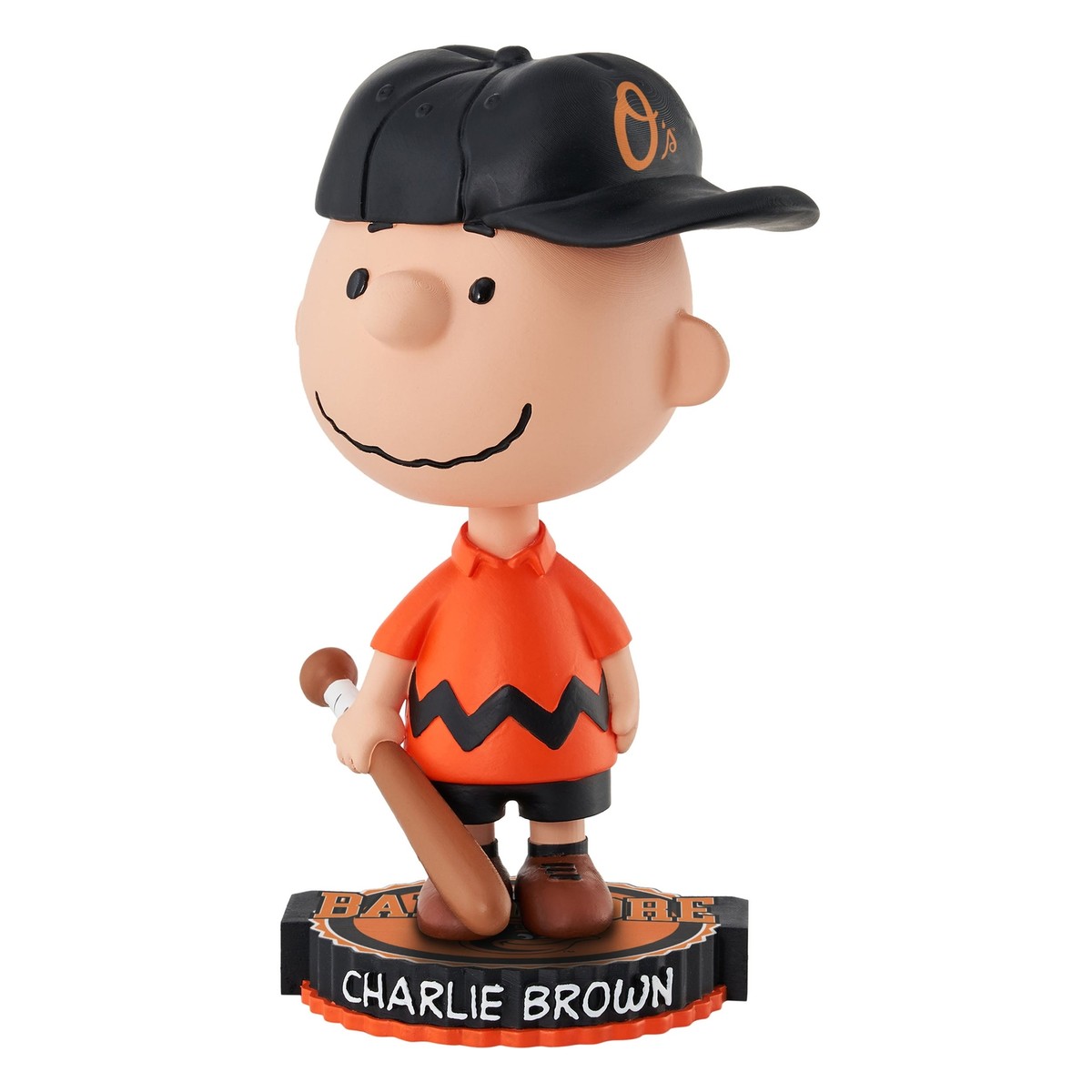 Charlie Brown Baltimore Orioles 2023 Peanuts Bighead Bobblehead