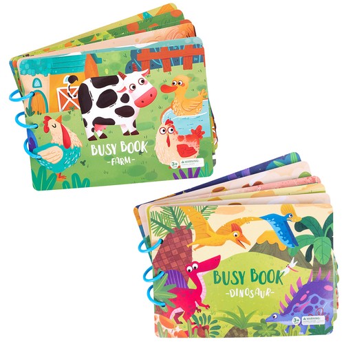 Montessori Busy Book Toddler Busy Book Babies Busy Book Montessori Toys For Kids