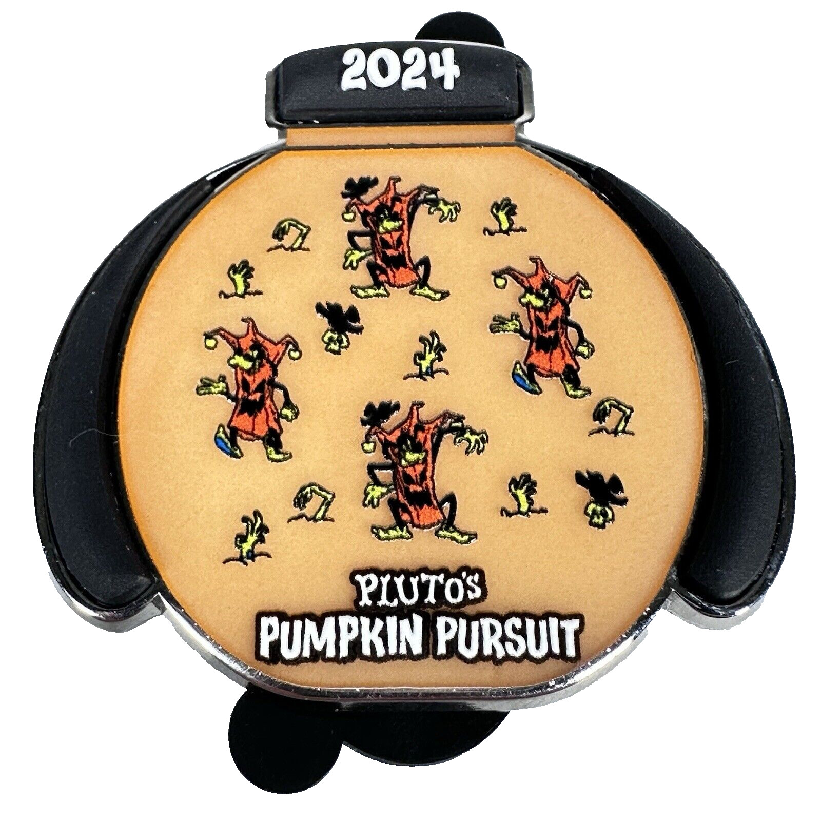Walt Disney World Parks Epcot Plutos Pumpkin Pursuit 2024 Goofy Pin Glow In Dark