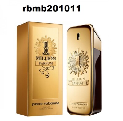 PACO RABANNE 1 MILLION PARFUM NATURAL SPRAY MEN 100 ML/3.4 OZ NEW IN SEALED BOX