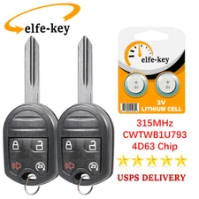 2 Remote Start Key Fob for Ford F-150 F-250 F-350 2011 2012 2013 2014 2015 2016