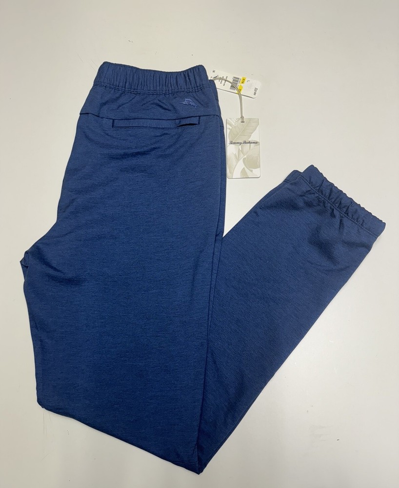TOMMY BAHAMA Men’s On Par Jogger Pants Stretch Dark Blue M x 32
