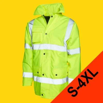 Warnschutzparka Warnschutzjacke Sicherheitsjacke UC803 Uneek gelb (Gr.S-4XL)