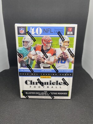 2020 Panini Chronicles NFL Football Factory Sealed Blaster Box Burrow Love Hurts