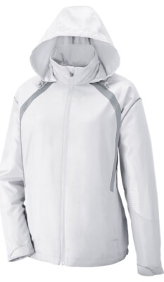 North End White Windbreaker Coat Women's Size L