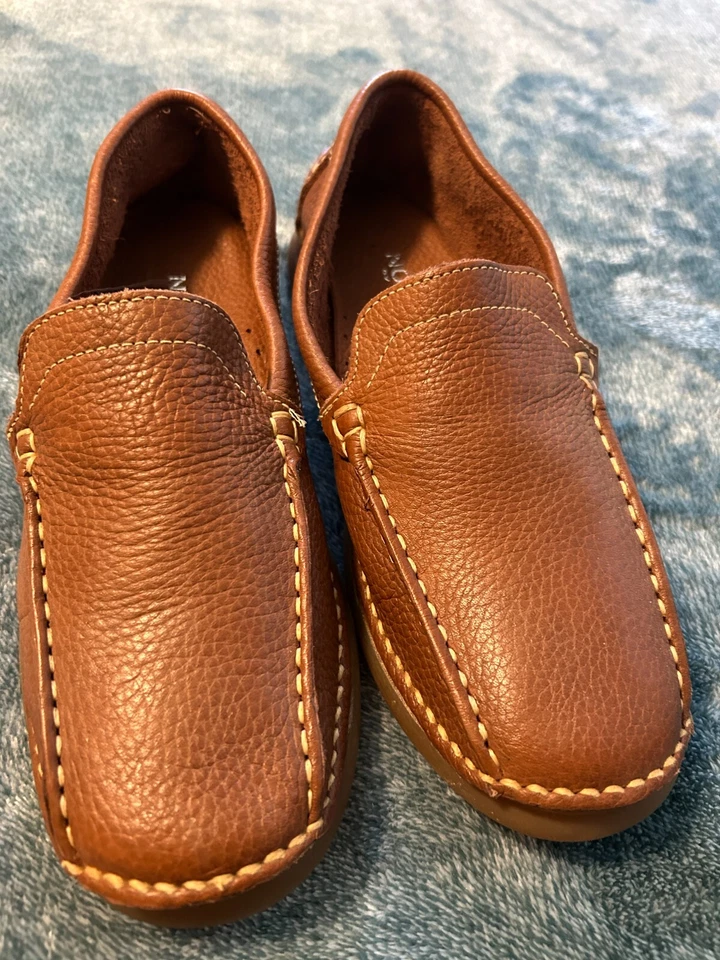 No Sox by Deer Stags cuero marrón para mujer Aloha 7M Foto 3 de 4