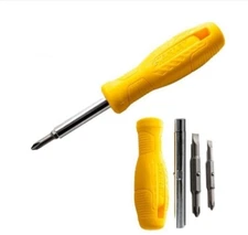 Stanley 6-in-1 Quick Change Interchangeable Screwdriver Flathead Phillips Nut 