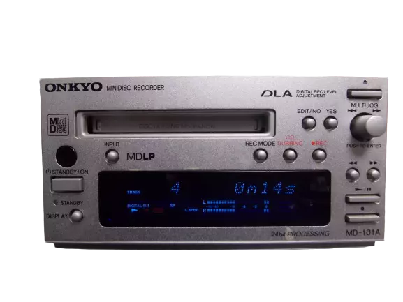 Onkyo MD-101A Minidisc Recorder Decks Home Audio Components Very