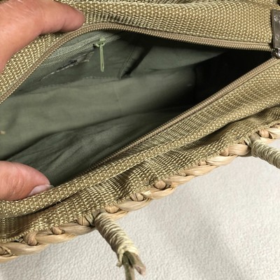 Bolso de mano Sun N Sand Oceanic tejido ratán playa | eBay