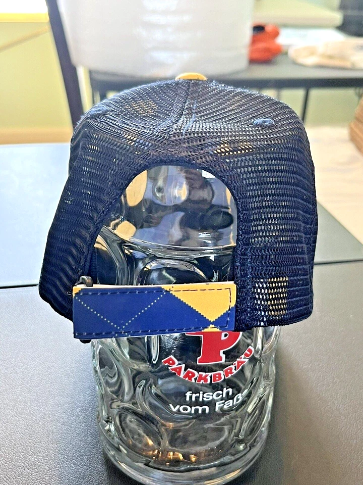 Top Of The World Nashville Predators Argyle sombrero bordado, correa de gancho y bucle Foto 2 de 2