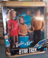 Barbie - Star Trek - 30 Cm Figur Barbie & Ken Doll 1996 Mattel - 30Cm Figur - B