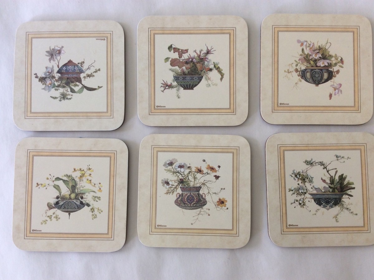 Vintage Clover leaf table mats and coasters in boxes made in UK As