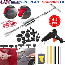 40pcs Car Paintless Dent Removal Kit Slide Hammer Repair PDR Glue Puller Tabs UK