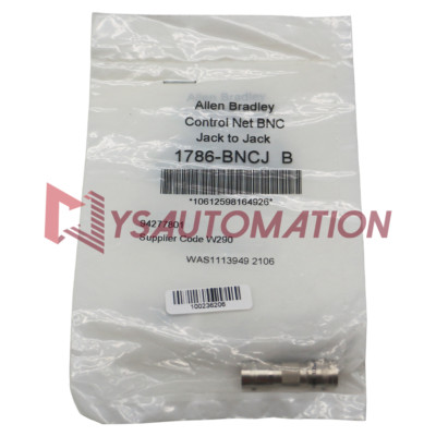 Branded New Allen Bradley 1786-BNCJ ControlNet Media Jack-to-Jack TNC Connector