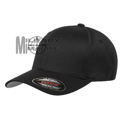 the Original Flexfit Fitted Baseball Hat Wooly Combed Twill Cap Flex Fit 6277