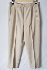 Pendleton High Rise Dress Pants Womens 10 100 Virgin Wool Lined Beige Career