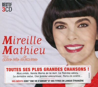 Mireille Mathieu : Une vie d'amour - Toutes ses plus grandes chansons (3 CD)