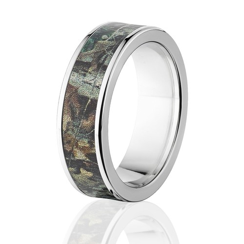 Official Licensed RealTree Camo Rings Timber Pattern, Camo Wedding