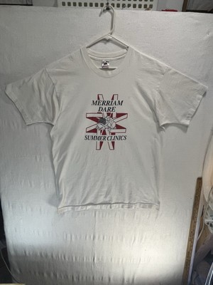 90 s D.A.R.E. Summer Clinics T Shirt XL White Made In USA Fruit Of The Loom Tag