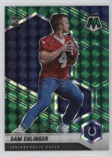 2021 Panini Mosaic Rookies Green Mosaic Prizm Sam Ehlinger #372 11n2