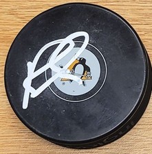 AUTOGRAPHED RICK TOCCHET Pittsburgh Penguins Hockey Puck - w / COA