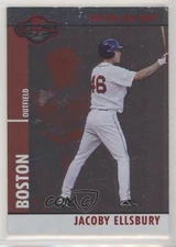 2008 Topps Co-Signers Silver Red /400 Jacoby Ellsbury #001