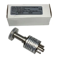 Thermocouple Vacuum Sensor KF16 NW16 Flange, 1-2000 mTorr Cole-Parmer NEW