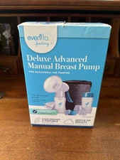 Evenflo Feeding Deluxe Manual Breast Pump – NIB – Portable & Gentle – Box Flaw
