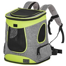 Pet Backpack Carrier Easy-Fit Dog Travel Backpack Carrier for Hiking Walking ...