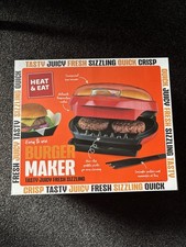 Heat And Eat Burger Maker Never Been Used Brand New In Unopened Box