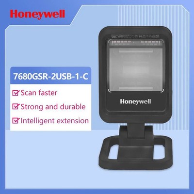 Honeywell Genesis XP 7680G 1D/2D Barcode Scanner With Stand, 7680GSR-2USB-1-C, A
