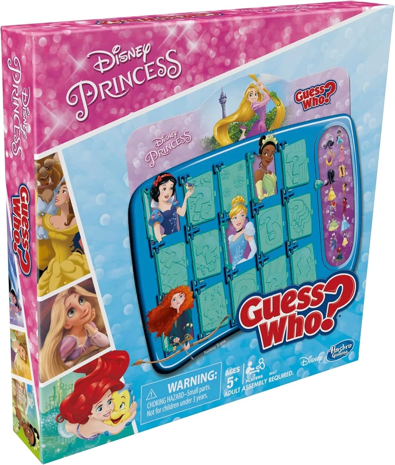 Hasbro Gaming ¿Adivina quién? Disney Princess Edition Juego de Mesa Niños, Divertido Juego para F Foto 2 de 4