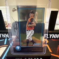 Bowman 2018 Draft Chrome Autograph Insert Grayson Rodriguez #98B-GR Orioles