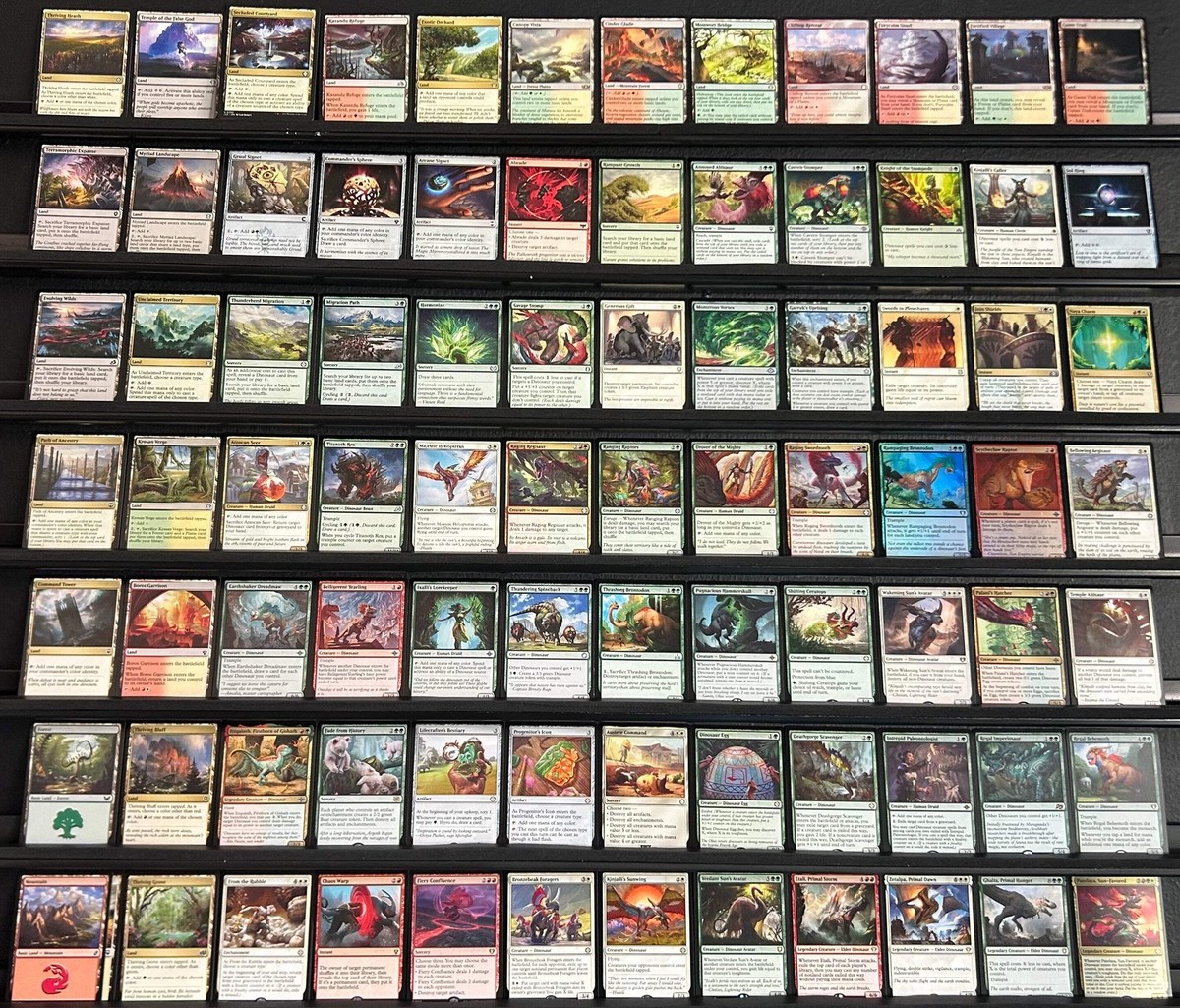 mtg pantlaza commander deck MTG Commander Deck EDH Deck Pantlaza, Sun-Favored 100 Magic Cards Custom  Deck Dinosaur Kindred Dinosaurs