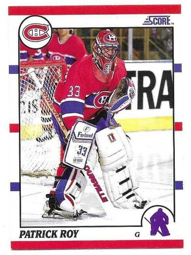 PATRICK ROY 1990-91 SCORE CARD NEAR MINT CONDITION