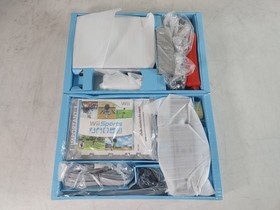 Nintendo Wii RVL-001 2006 Console White w/ PSU, Remote, AV Cables and Wii Sports