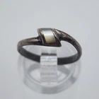 Small Dainty Vintage Southwest Swirl MOP Inlay Sterling Silver Ring - 5.5