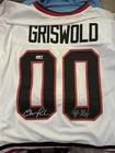Chevy Chase AND Beverly DeAngelo autographed  custom “Griswold” hockey jersey