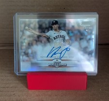 2025 Topps Stadium Club Chrome Shay Whitcomb On-Card Autograph RC Houston Astros
