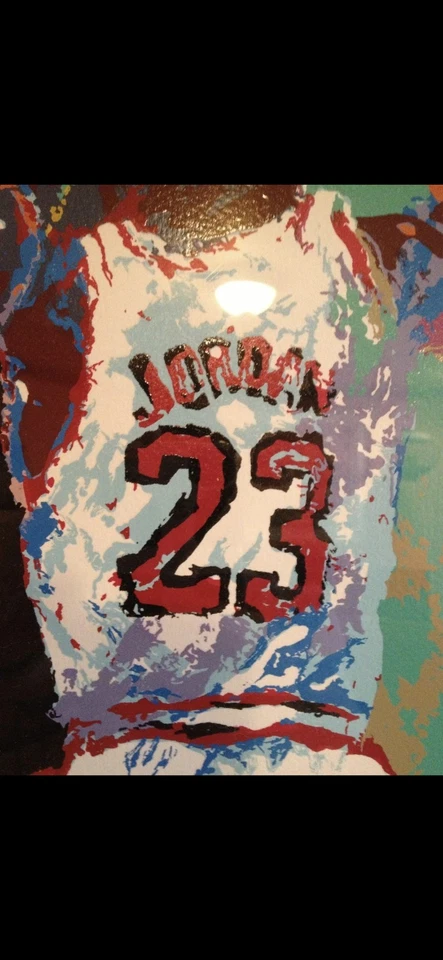 "MICHAEL JORDAN" LEROY NEIMAN SERIGRAH 182/320. PROPIETARIO ORIGINAL '91 DEBE VENDERSE Foto 2 de 4
