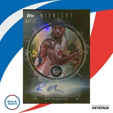 2025-26 Topps Midnight Rip Hamilton Oil Marks Dusk /75 Auto Detroit Pistons