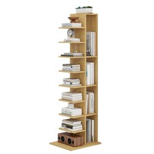 13-Tier Slim Bookcase:Tall Narrow Spine Shelf for Maximizing Small Space Storage